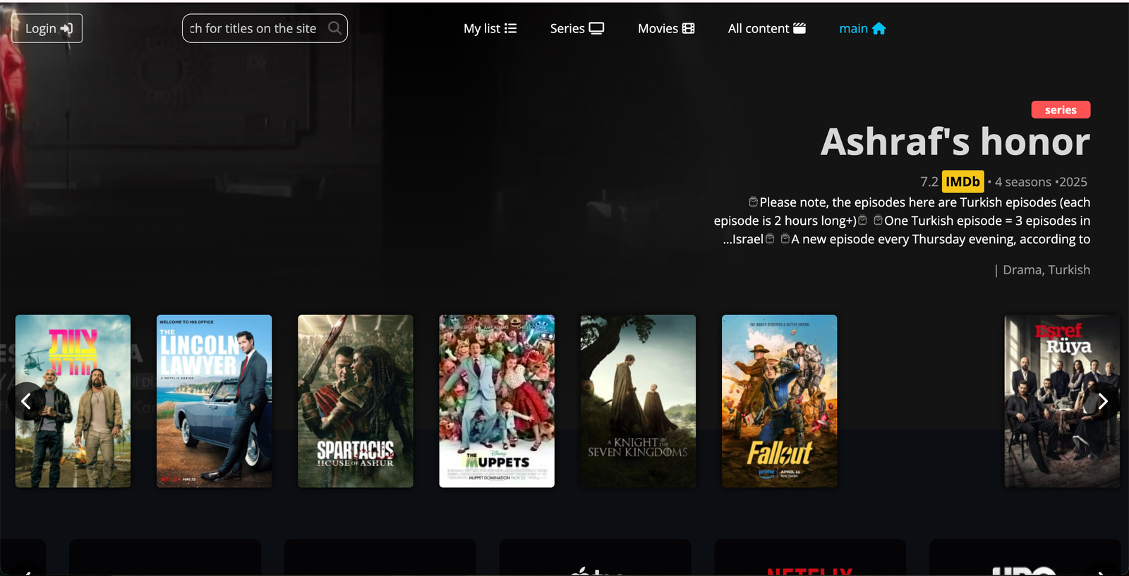 Nachos TV – Video Streaming Platform